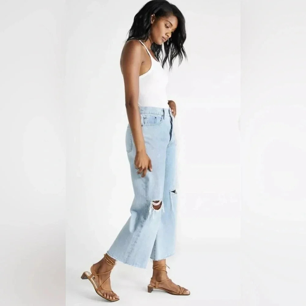 NWT ETICA Devon Crop Jeans in Mojave River - Picture 4 of 7